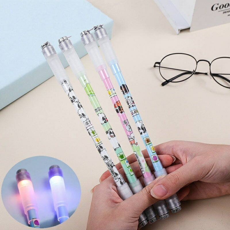 台灣現貨【發光轉轉筆】轉筆 抖音 火爆 磨砂筆桿 耐摔 轉筆專用筆 專業轉筆 初學者轉轉筆 旋轉筆