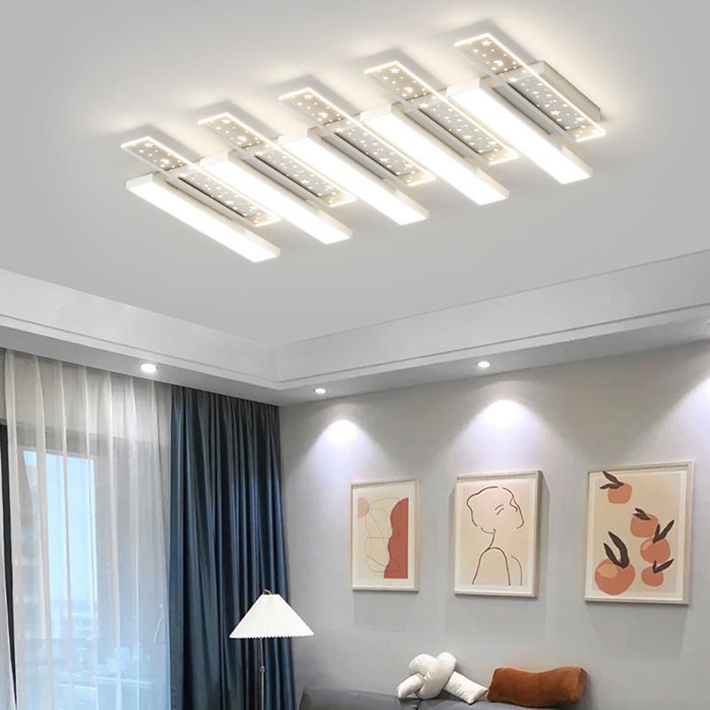 希維爾客廳燈2022新款現代簡約大氣極簡長方形臥室燈具吸頂燈