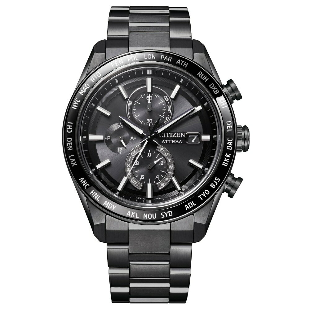 送禮首選★CITIZEN 星辰 光動能電波鈦金屬計時腕錶AT8294-59E 推薦 禮物 附提袋 線上購買享_實體門市同步服務