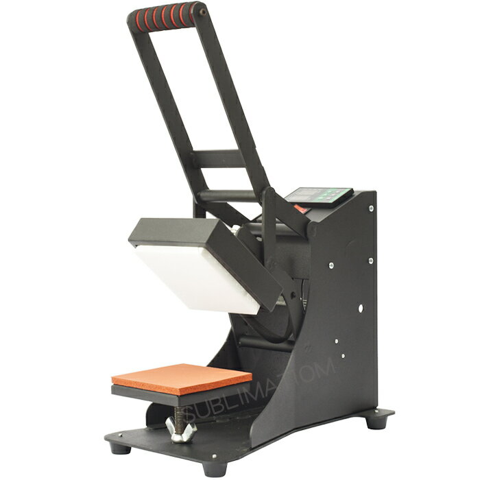 小型燙標機燙畫機12*12cm熱轉印機器220V110V設備燙印胸標領標印花壓標機 小山好物嚴選 3