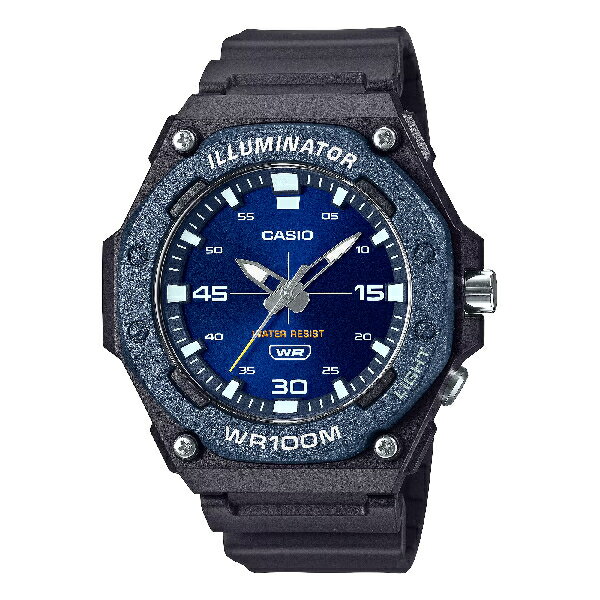CASIO 卡西歐 MW-620H-2AV 清楚易見條形時標潮流腕錶 藍面 48.1mm｜樂天領券現折★全館特惠中★指定刷卡回饋10%