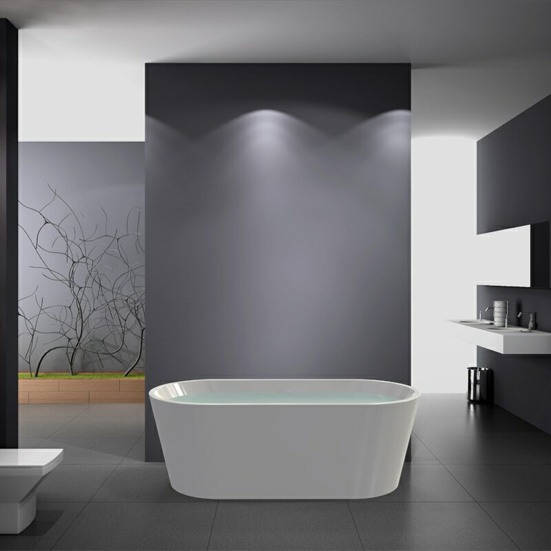 【iBenso】獨立浴缸 泡澡浴缸 壓克力 多尺寸可選 (IB-906) 黛琍居家 DAILY HOME 1