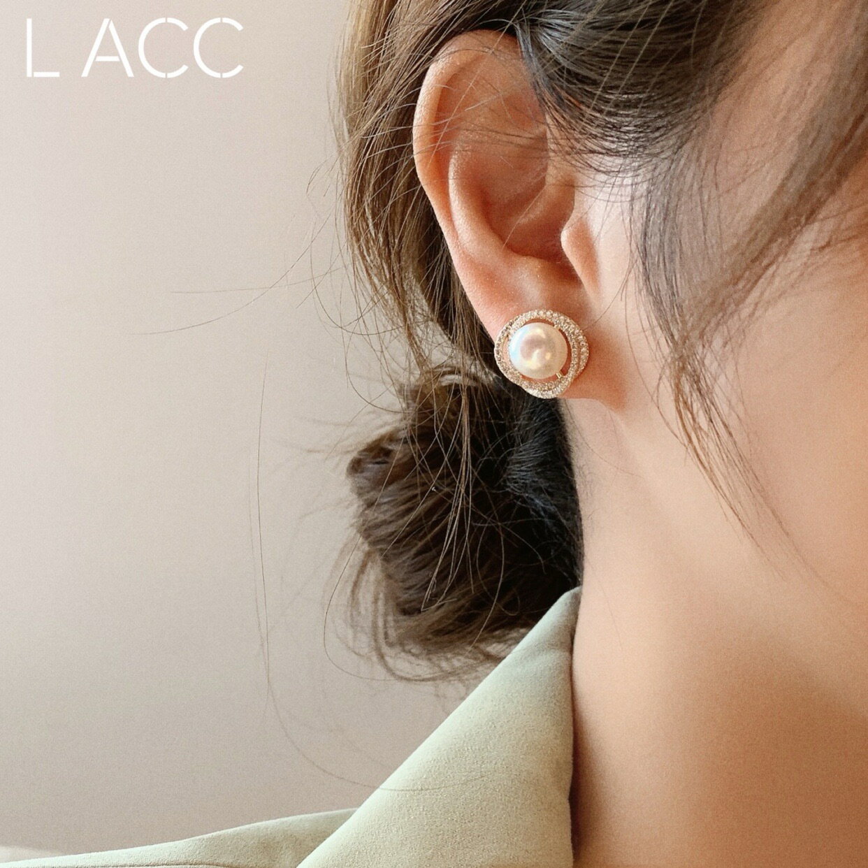 珍珠耳環復古赫本潮法式925銀針氣質高級感耳釘耳飾