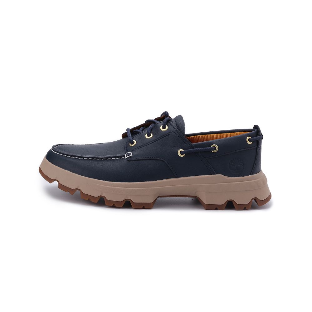 TIMBERLAND 全粒面皮革 ULTRA EK 帆船鞋 深藍 A5RFV 男鞋