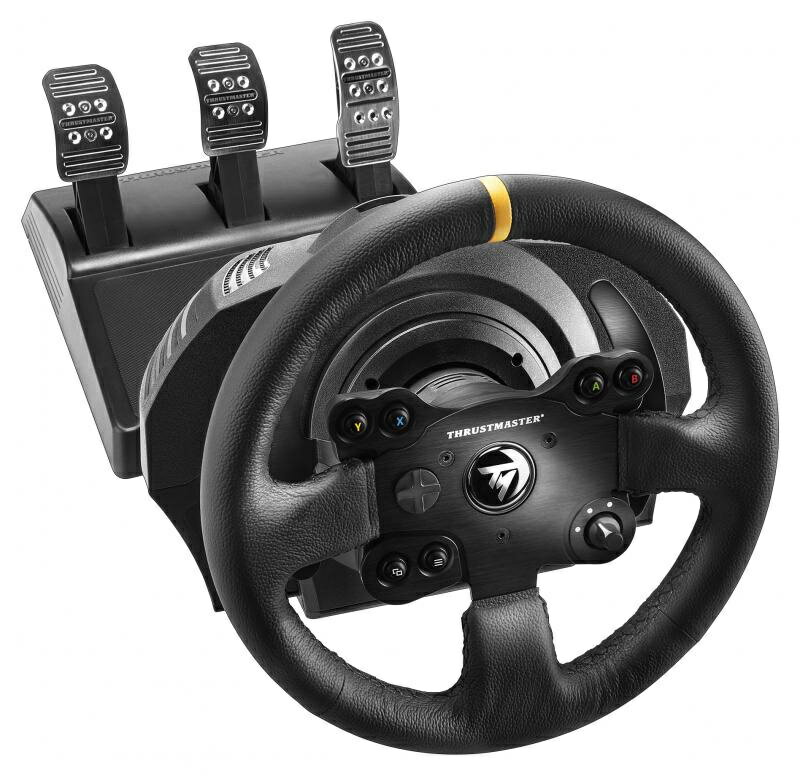 【加碼送8%樂天點數】圖馬斯特 THRUSTMASTER TX Racing Wheel Leather Edition TXLE方向盤可支援Xbox