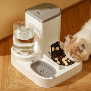 免運 貓碗狗碗貓糧食盆雙碗自動飲水碗大容量貓咪飯碗一體護頸寵物用品