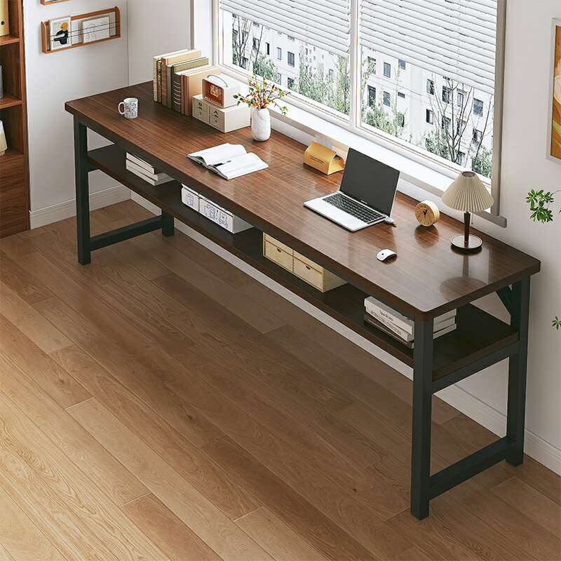 桌子長方形工作臺簡易出租屋墻邊窄桌長條桌書桌辦公電腦桌小桌子/桌子/書桌/長條桌/長板桌/學習桌/電腦桌/辦公桌/寫字桌/吧檯桌