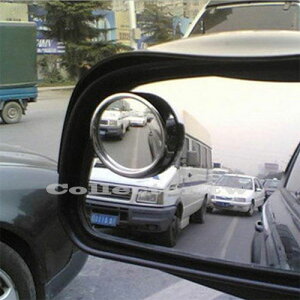 360度全方位旋轉盲點鏡 後視鏡 (2入) 汽車倒車後視鏡小圓鏡 反光鏡