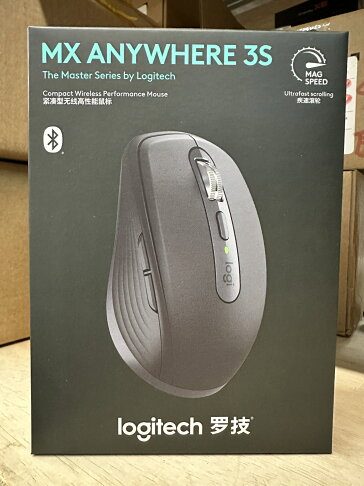 MX Anywhere 3S Logitech 羅技 靜音滑鼠 無線滑鼠 無線精巧 藍牙 超高速電磁滾輪 小師3S|領券最高折$220 2
