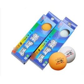 【乒乓球-精品三星級硬質球-直徑40mm-2.7g/個-3個/盒-3盒/組】 三星乒乓球 國際專業比賽用球 精品 高階訓練3星乒乓球-56014