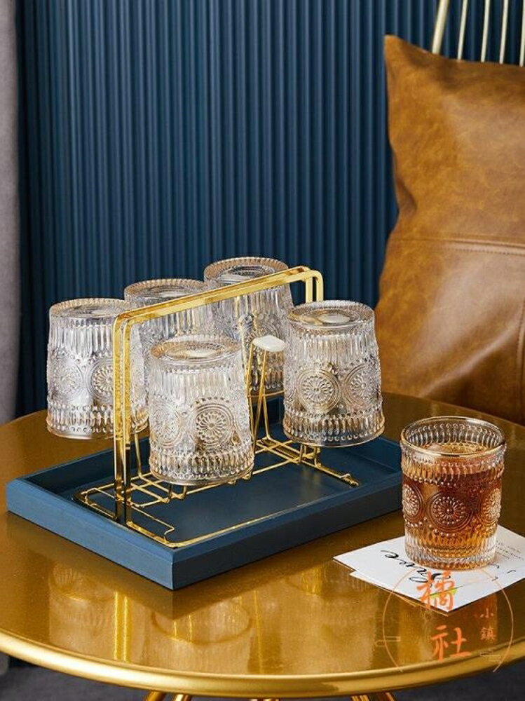 居家創意瀝水架杯子收納客廳玻璃杯倒掛杯架【櫻田川島】