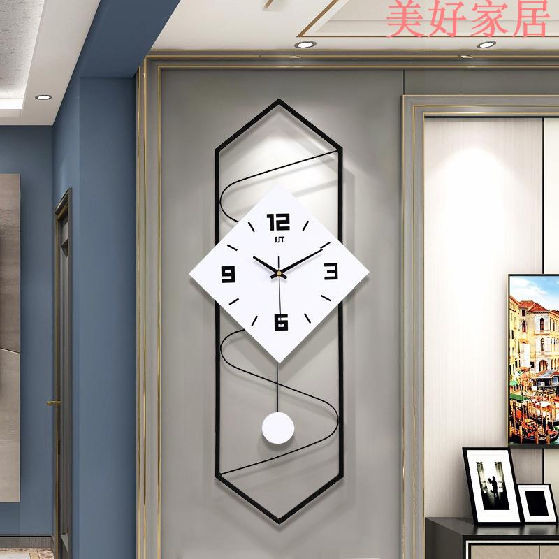 免運 掛鐘 鐘表掛鐘客廳北歐現代創意簡約時鐘家用裝飾掛表