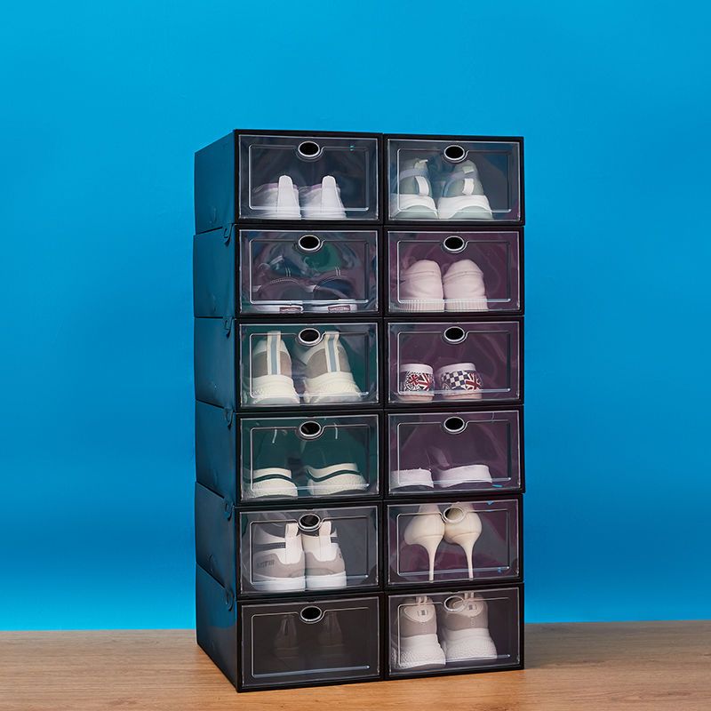 加厚透明鞋盒鞋柜塑料收納盒鞋盒防塵防潮收納柜家用簡易宿舍鞋架
