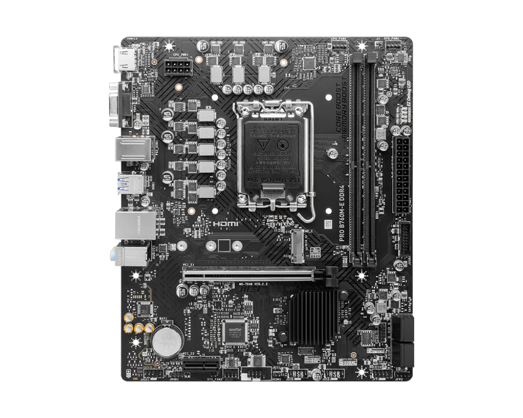 MSI 微星 PRO B760M-E DDR4 MATX 1700腳位 主機板 2