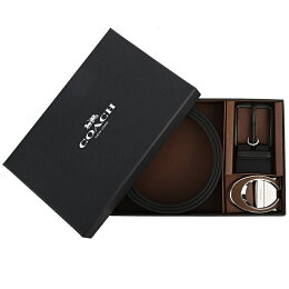 COACH 男士雙扣頭牛皮皮帶