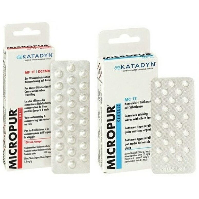 [ KATADYN ] MICROPUR 淨水錠 1T 50粒 / Micropur Classic Micropur Forte / 5016 8016504