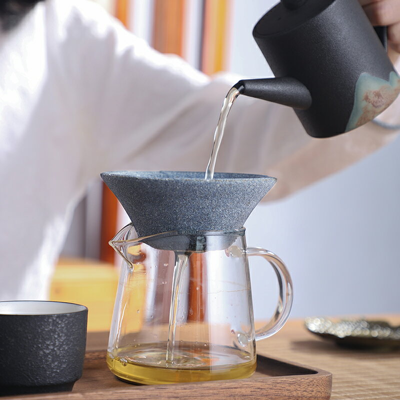 家用茶漏茶濾過濾器無孔茶渣茶葉過濾網濾茶器套裝茶具用品茶隔 2