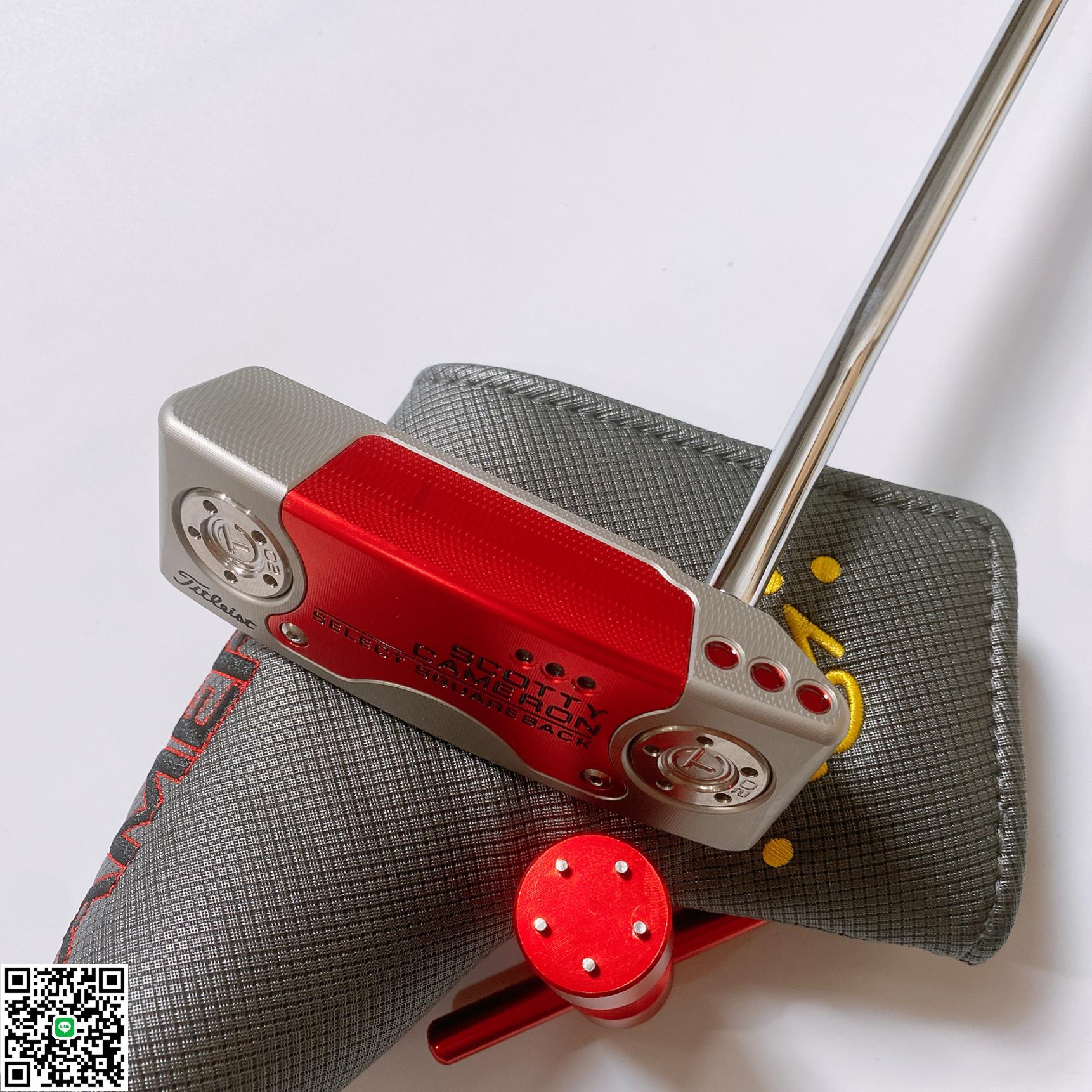 泰特裡斯scotty cameron高爾夫推桿SQUAREBACK cnc寬邊推桿