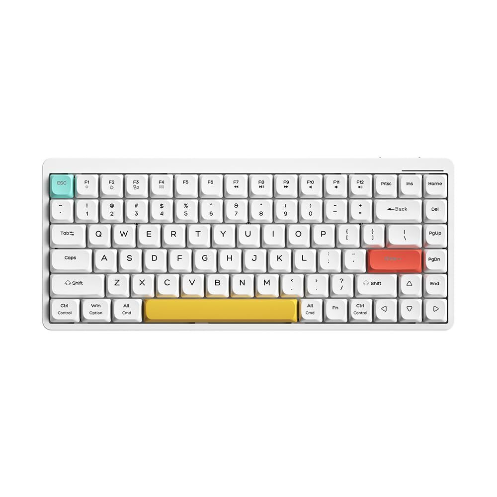 矮軸機械鍵盤 藍芽5.2雙模 紅軸靜音 超薄便攜 相容Win/Mac/ios【宜家良品百貨】