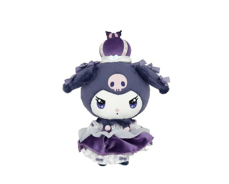【震撼精品百貨】酷洛米 Kuromi~Sanrio 日本SANRIO三麗鷗 酷洛米絨毛玩偶娃娃-生日皇冠*87146