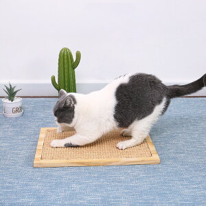 貓抓板 實木抓板不掉屑劍麻抓板耐磨多功能防抓沙發保護耐用咪用品