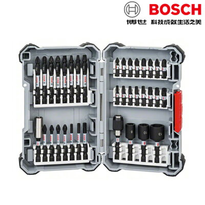 德國BOSCH博世 36件高扭力起子頭及套筒組 星形 延長桿 星型 外六角 十字 2608522517