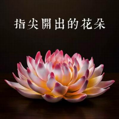 【手工陶瓷花香插-多款可選-1款/組】手工蓮花玫瑰花花插香插家用辦公線香爐擺件-90401