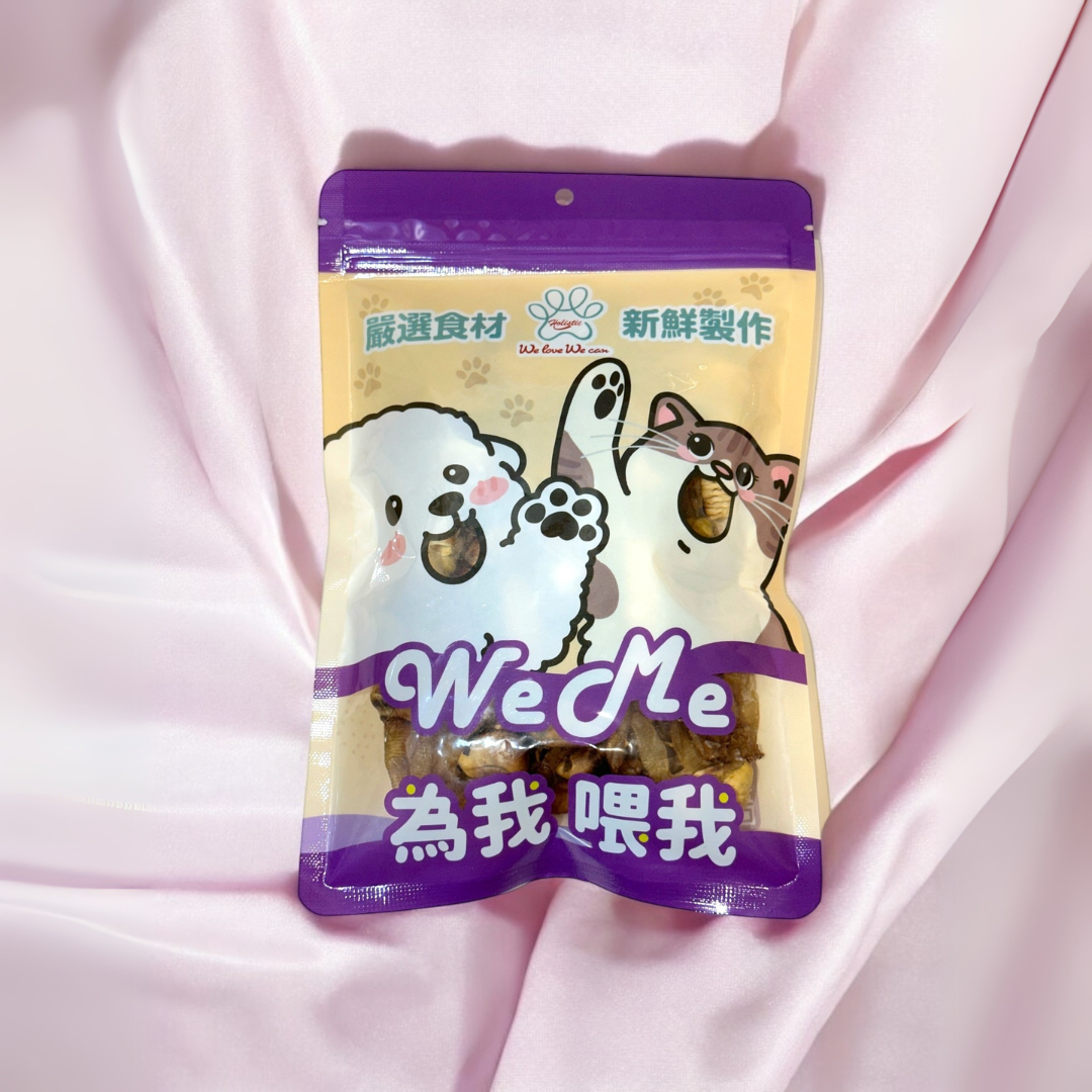 【We Me 為我 喂我】冠罐寵物點心｜脆笛酥（鴨氣管）/鴨旋風（鴨喉結）🐾 100%天然食材 香脆耐咬 台灣烘乾製作✨ 5