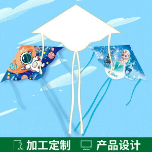 濰坊風箏廣告定製加印logo宣傳diy個性公司定做兒童大小三角風箏02