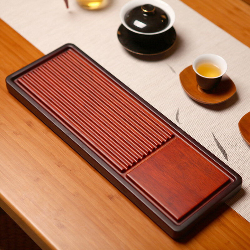 免運 茶具系列 竹制茶托盤 家用日式現代干泡盤 茶臺簡約功夫茶具 小型茶海茶盤