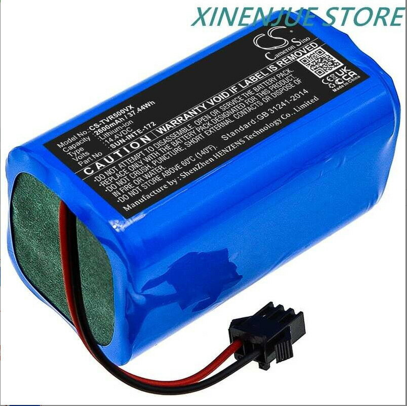 14,4 V 2600mAh替換電池，與ecovacs deebot n79 n79s dn622 Eeuf