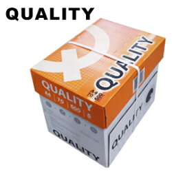 缺貨中 Quality A3影印紙 70磅 (5包) /箱 (橘色和藍色包裝隨機出貨)