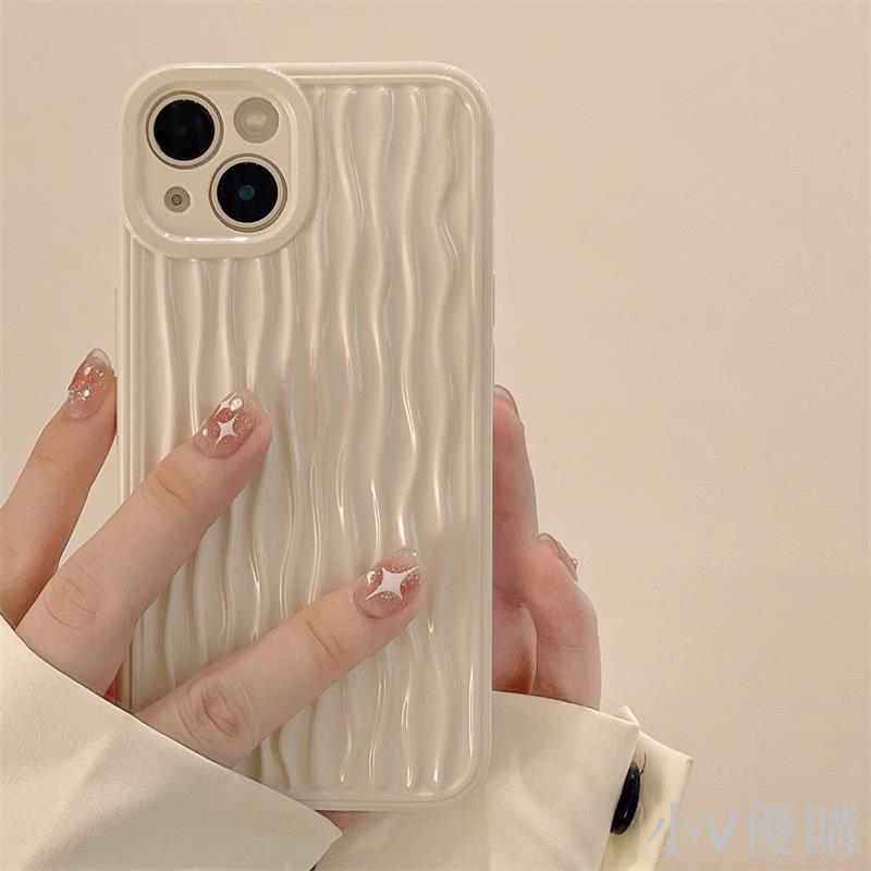 蘋果15promax手機殼iPhone14防摔矽膠13女款波浪紋12保護套全包軟