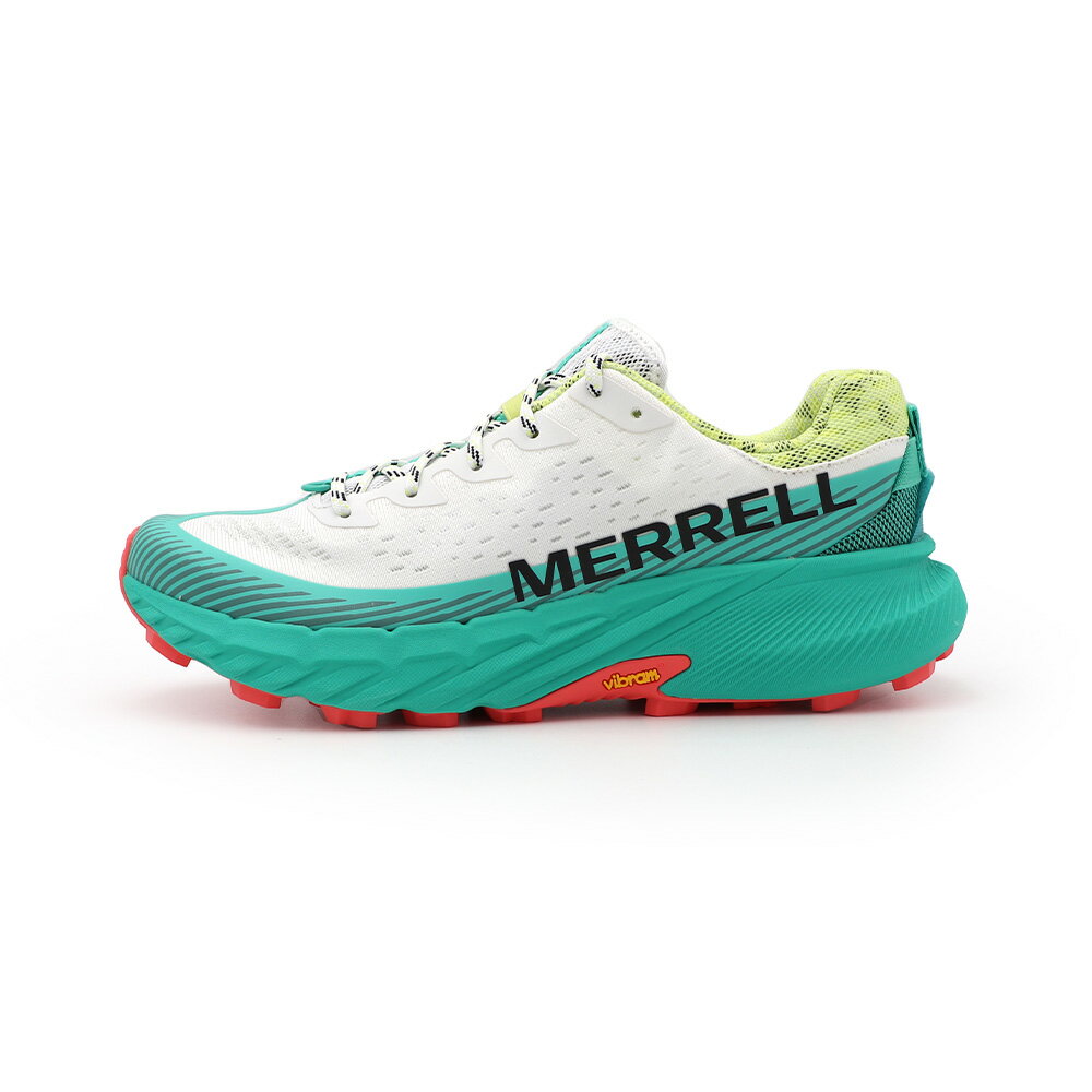【全館滿額折】 Merrell Agility Peak 5 白綠 輕量 緩衝 運動鞋 男款 B6202【新竹皇家ML068339】
