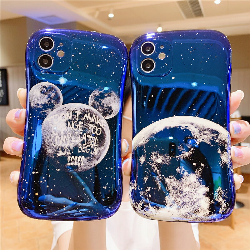 手機殼 ● 藍光星球11Promax蘋果12手機殼鏡頭全包iPhoneX XS XR適用se2矽膠