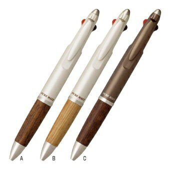 日本進口 三菱 PURE MALT 多功能筆 自動鉛筆+原子筆（金屬棕、自然色、深棕色）