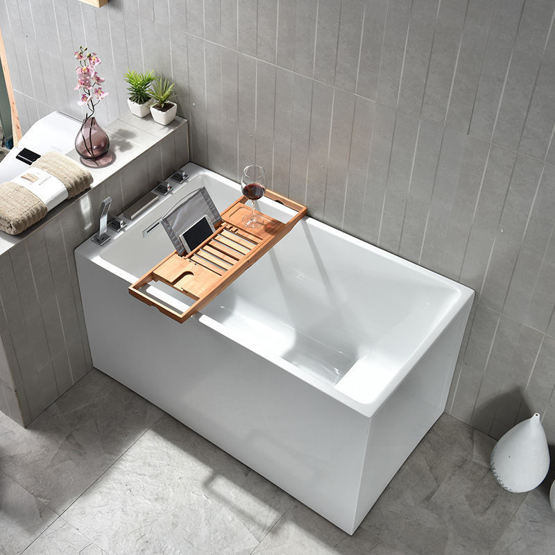 【浴缸】日式小戶型浴缸加深窄獨立網紅深泡家用亞克力坐式長方形迷你