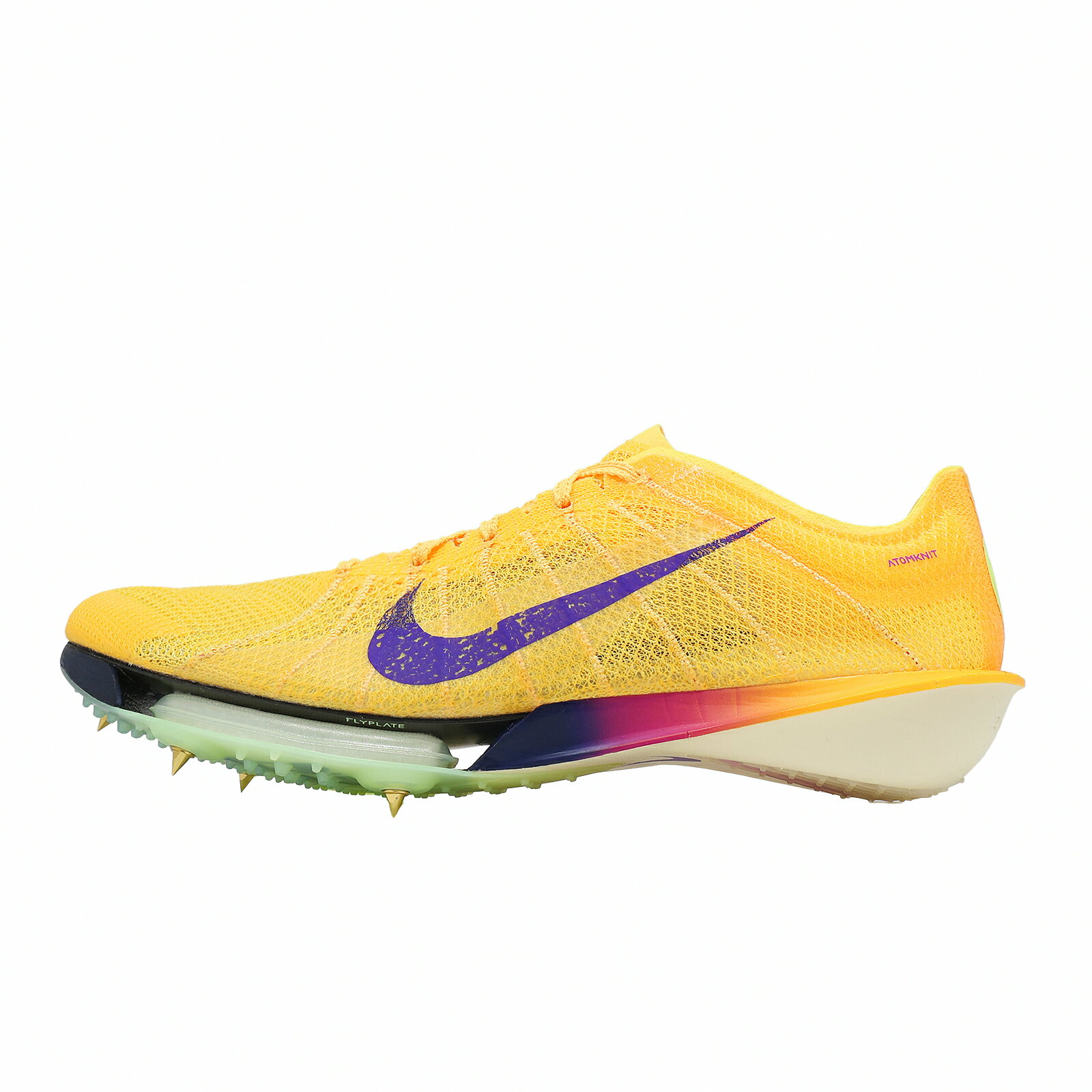 Nike 田徑釘鞋 Air Zoom Victory 2 男鞋 黃 氣墊 緩震 可拆式鞋釘