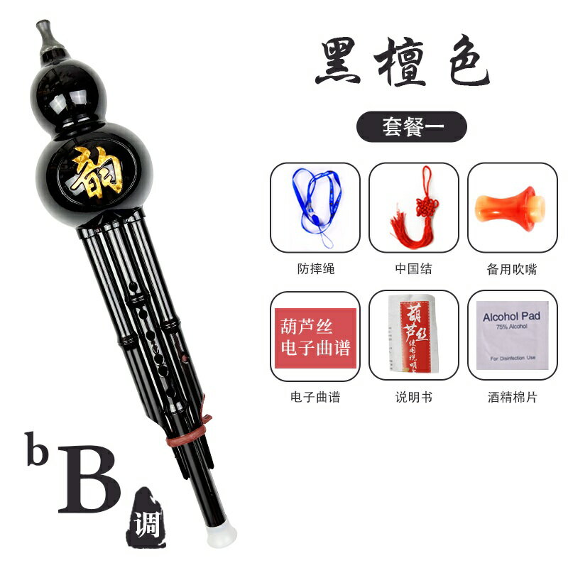葫蘆絲 樂器 葫蘆絲樂器 葫蘆絲民族樂器初學者兒童C調降B調小學生專業演奏型胡蘆絲成人『ZW9960』