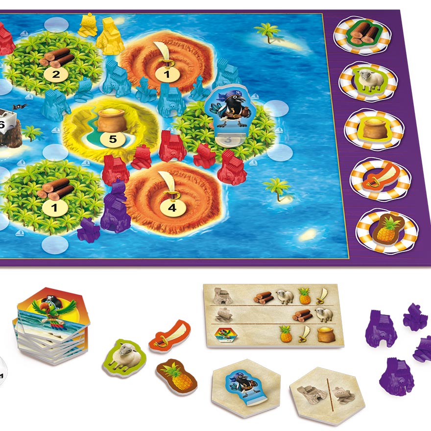 卡坦島 兒童版 CATAN JUNIOR 繁體中文版 高雄龐奇桌遊 正版桌遊專賣 新天鵝堡 2