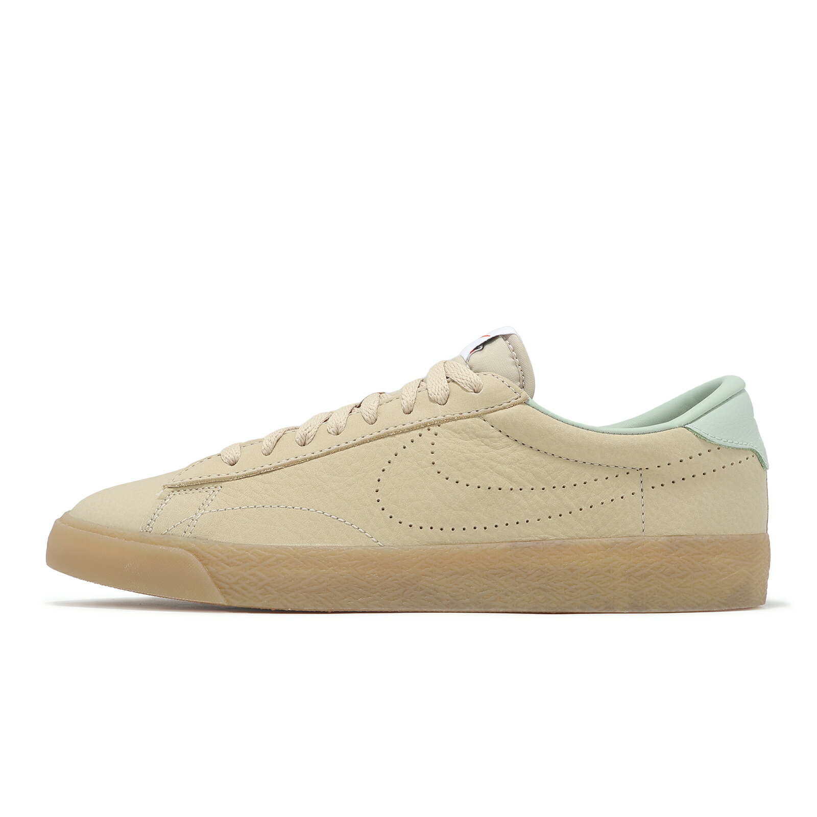 Nike 休閒鞋 Tennis Classic AC 男鞋 卡其 綠 低筒 復古 運動鞋 HQ4916-229 #雙12限定