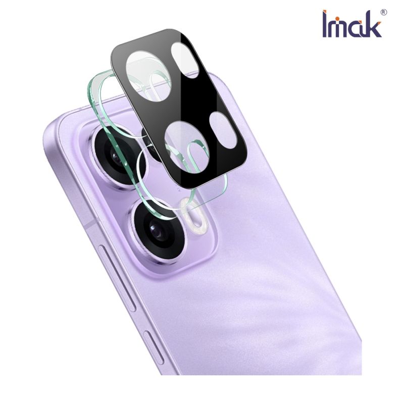 Imak 艾美克 OPPO Reno 13 Pro 5G 鏡頭玻璃貼(一體式)(曜黑版) 奈米吸附 鏡頭貼 鏡頭保護貼 鏡頭膜