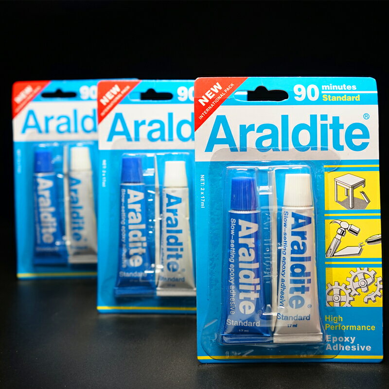 Araldite愛牢達AB膠水/90分鐘固化透明AB膠/金屬/塑膠/木材