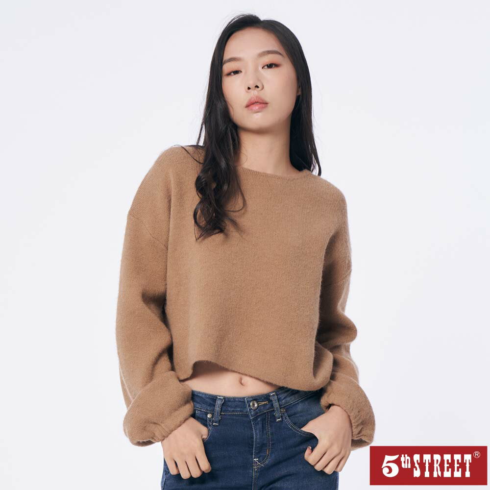 網購推薦-女寬版袖線衫