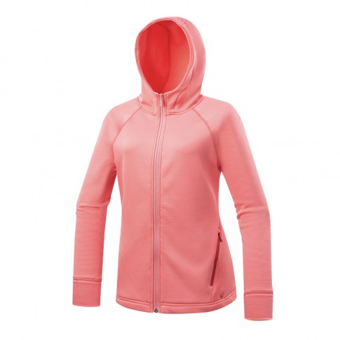 【【蘋果戶外】】山林 52J06 32 深粉紅 女 四彈針織保暖連帽外套 秋冬 Mountneer