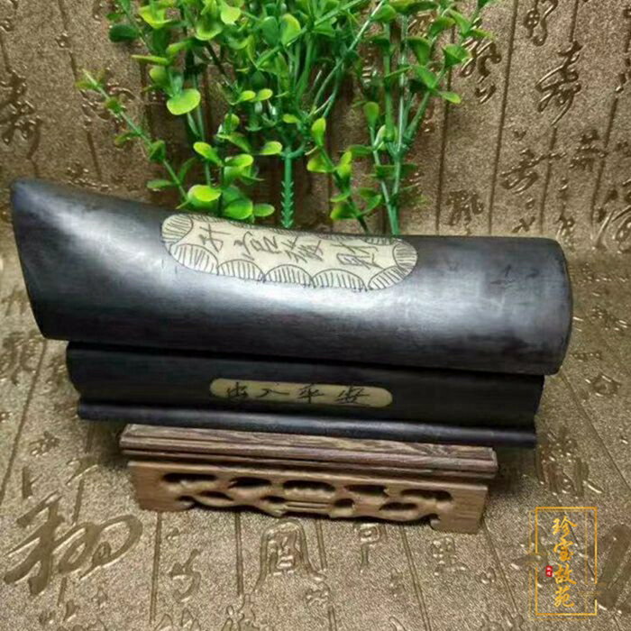 仿古木雕香樟木擺件升官發財實木小棺材一帆風順小棺木迷你手把件