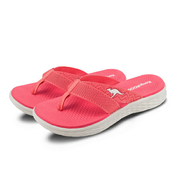 5月特價  KangaROOS 美國袋鼠鞋 女 SUNSHINE 拖鞋 (紅-KW11722)  (黑-KW11720)【陽光樂活】