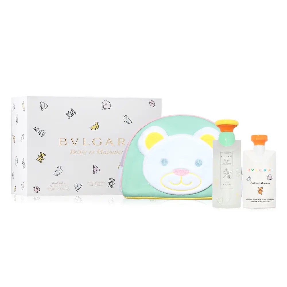 BVLGARI 寶格麗 甜蜜寶貝禮盒 淡香水100ml+身體乳75ml_國際航空版