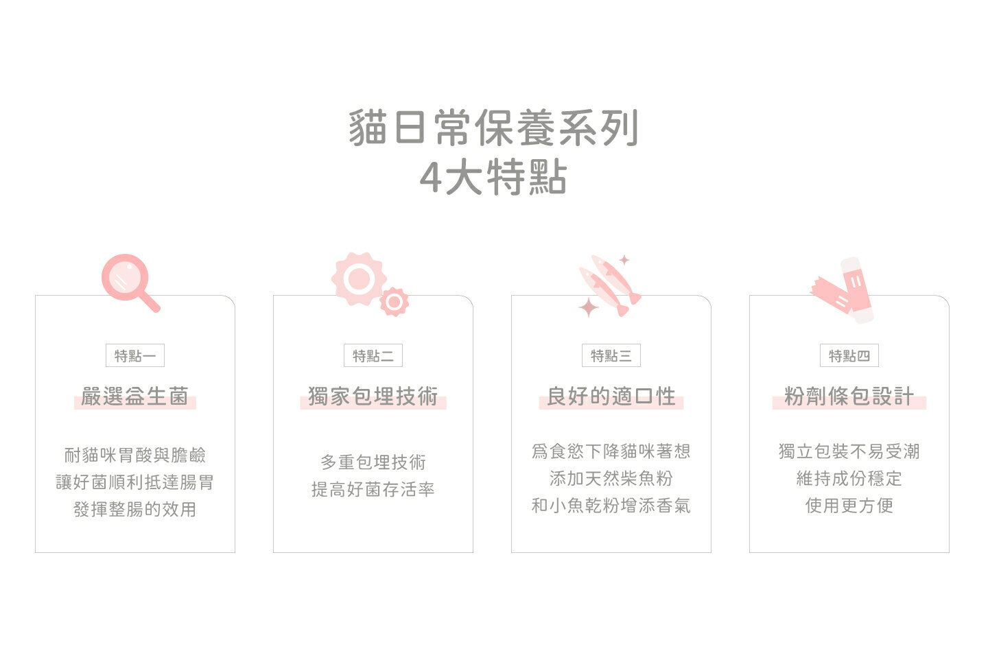 好味小姐 貓日常保養系列 好味益生菌 好味小姐益生菌 貓眼鼻益生菌 護膚魚Q粉 好味腸胃益生菌【23030133】 6