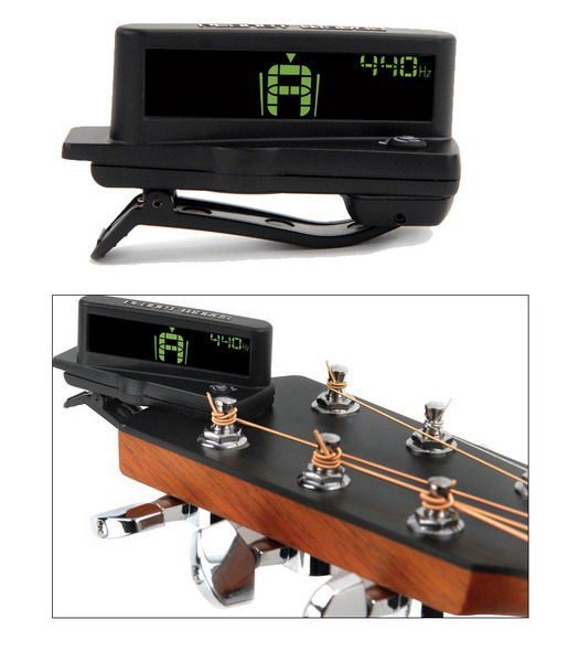 Planet Waves 木吉他/電吉他/電貝斯 Bass 琴頭夾式 LCD 顯示背光調音器【唐尼樂器】